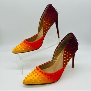 Steve Madden Women’s VALA-S Orange Multicolor Pumps